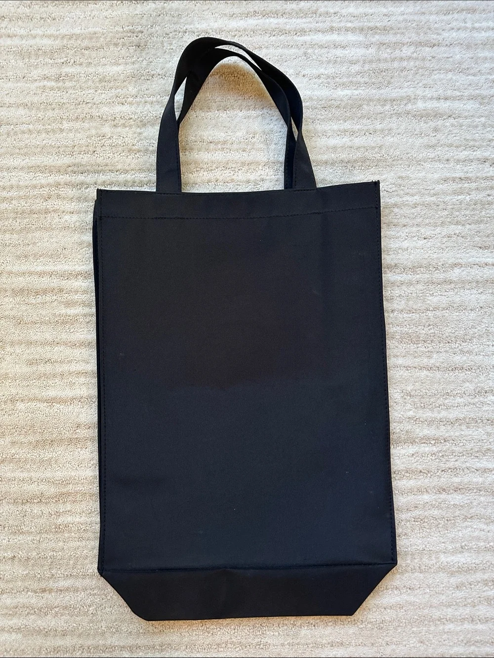Vintage Harrods Knightsbridge Tote Bag London England Shopping Bag Black Gold